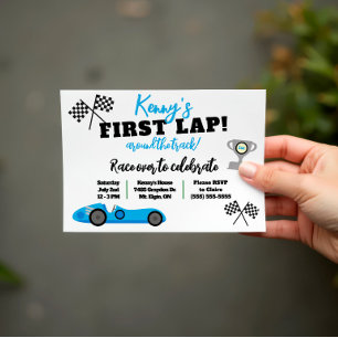 Invitación Primera Vuelta a la Pista, Fiesta de Cumpleaños de
