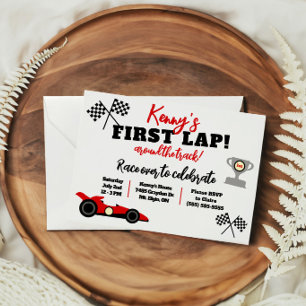 Invitación Primera Vuelta en la Pista, Fiesta de Cumpleaños d