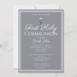 Invitación Primera y simple comunión sagrada