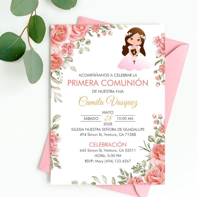 Invitación Primeras comunidades de rosas rosas rosas cúpulas  (Subido por el creador)