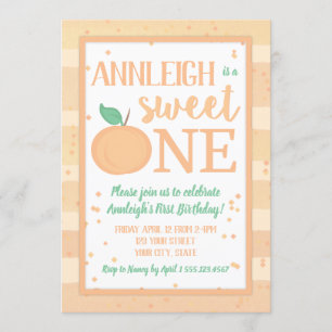 Invitación Primerísimo cumpleaños de los Chicas temáticos de 
