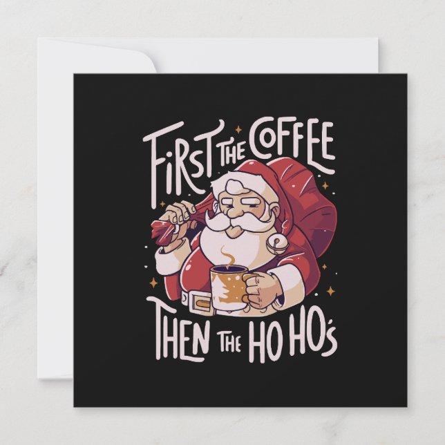 Invitación Primero el café luego el HOHO (Anverso)