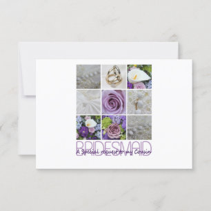 Invitación Primo, por favor, sea dama de honor