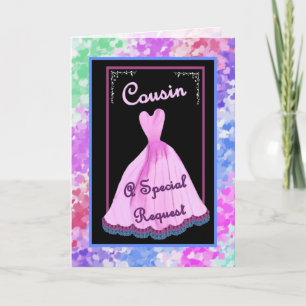 Invitación PRIMO - Sé mi niñera de honor - Personalizable