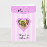 Primo ¿Serás mi dama de honor estilo y clase?