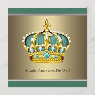 Invitación Prince Baby Boy Shower