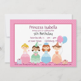 Invitación Princesa Birthday