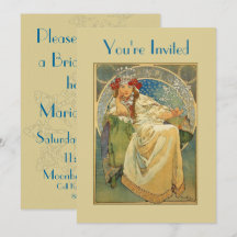 Princesa Bridal Shower Invitation de Nouveau del