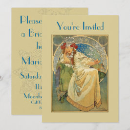 Invitación Princesa Bridal Shower Invitation de Nouveau del