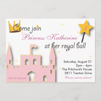 Invitación Princesa Castle