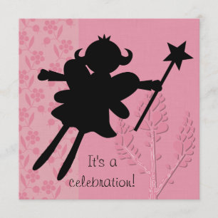 Invitación Princesa de hadas Birthday Invitation de la