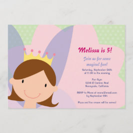 Invitación Princesa de hadas Party Invite