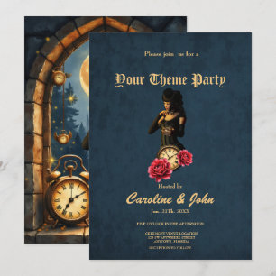 Invitación Princesa de los Relojes – Guardiana de las Horas a