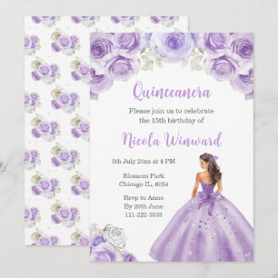 Invitación Princesa de Quinceanera