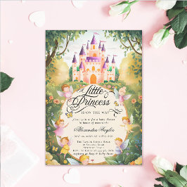 Invitación Princesa Fairytale Castle Fairies Niña Ducha
