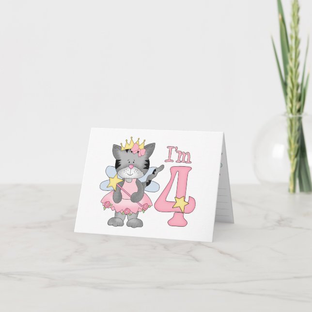 Invitación Princesa Kitty, cuarto cumpleaños (Anverso)