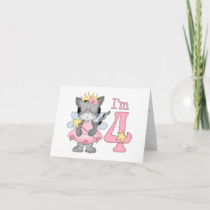 Invitación Princesa Kitty, cuarto cumpleaños