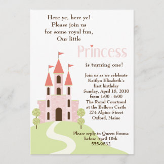 Invitación Princesa Party Birthday Invitation