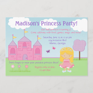 Invitación Princesa Party Invitation