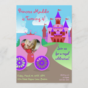 Invitación Princesa Party Photo Invitations