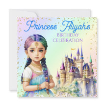 Princesa Pastel Mágico Castillo Fantasía Arcoíris