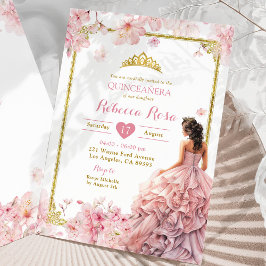 Invitación Princesa Quinceañera