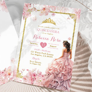 Invitación Princesa Quinceañera