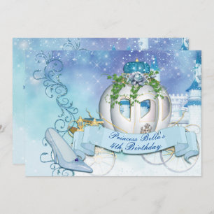 Invitación Princesa real Cenicienta Invitations