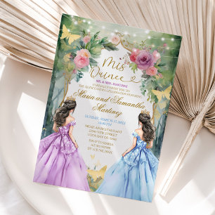 Invitación Princesa Real Quinceañera
