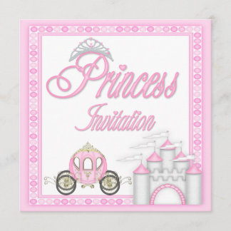 Invitación Princesa rosada Coach y fiesta de cumpleaños del