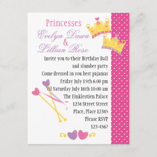 Invitación ¡Princesa Twincess!