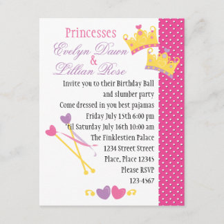Invitación ¡Princesa Twincess!