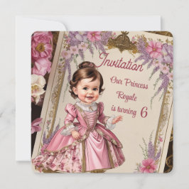 Invitación Princesa Victoriana personalizado Vintage