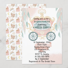 Invitación Princess Baby Shower