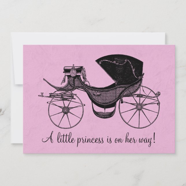 Invitación Princess Baby Shower (Anverso)