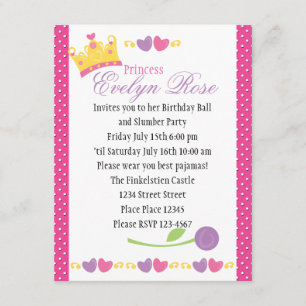 Invitación Princess Ball