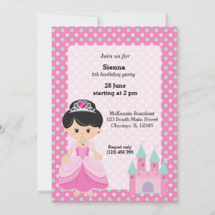 Invitación Princess & Castle