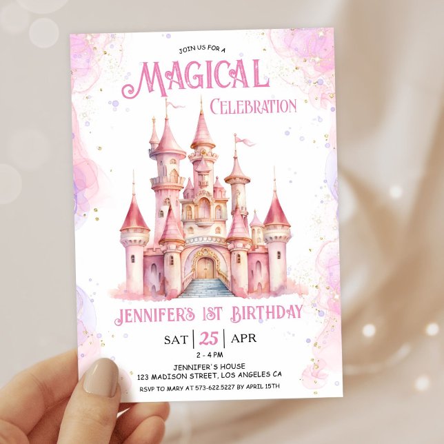Invitación Princess Castle Fiesta de cumpleaños (Subido por el creador)