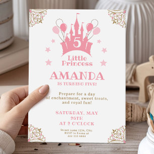 Invitación Princess Castle Magical Birthday Bash