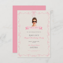 Invitación Princess Diaries 30th Birthday milenial