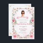 Invitación Princess Diaries 30th Birthday milenial<br><div class="desc">Turn 30 like true royalty with this Princess Diaries-inspired birthday invitation! Perfect for millennial queens ready for their royal glow-up, this editable template combines elegance, tiaras, and a touch of Genovia magic. Ideal for a glam brunch, royal tea party, or pink and gold soirée, this invite is fully customizable and...</div>
