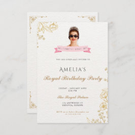 Invitación Princess Diaries 30th Birthday milenial