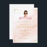 Invitación Princess Diaries 30th Birthday milenial<br><div class="desc">Turn 30 like true royalty with this Princess Diaries-inspired birthday invitation! Perfect for millennial queens ready for their royal glow-up, this editable template combines elegance, tiaras, and a touch of Genovia magic. Ideal for a glam brunch, royal tea party, or pink and gold soirée, this invite is fully customizable and...</div>