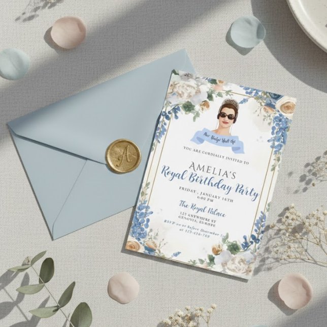 Invitación Princess Diaries 30th Birthday milenial Invitation (Subido por el creador)