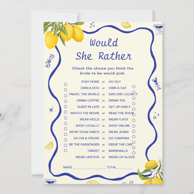 Invitación Principal Brigada de Supresión preferiría jugar (Anverso)