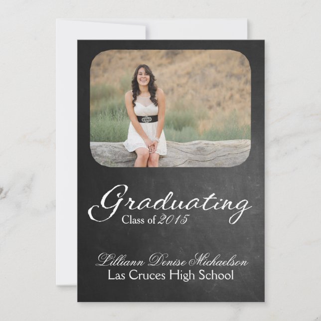 invitación principal de la placa negra de la placa (Anverso)