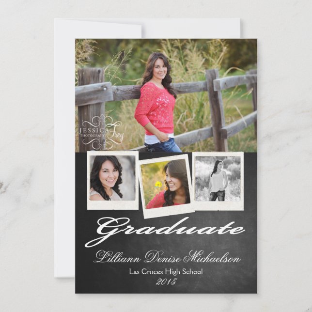 invitación principal de la placa negra de la placa (Anverso)