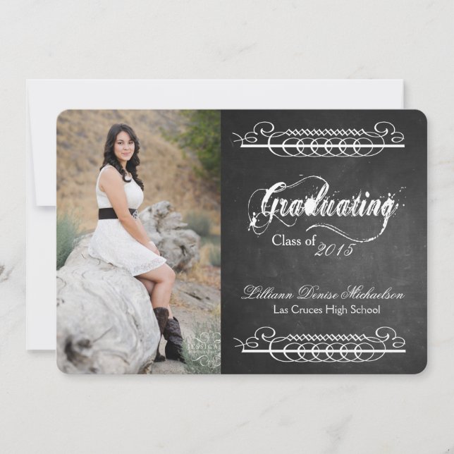 invitación principal de la placa negra de la placa (Anverso)