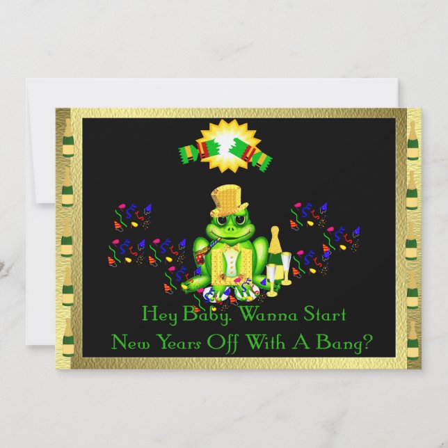 Invitación Príncipe de la rana (Anverso)