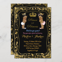 Príncipe o princesa étnico africano Gender Reveal